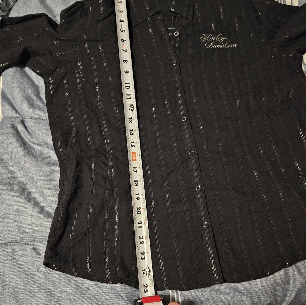 Harley Davidson Button Up Size L - Picture 7 of 8